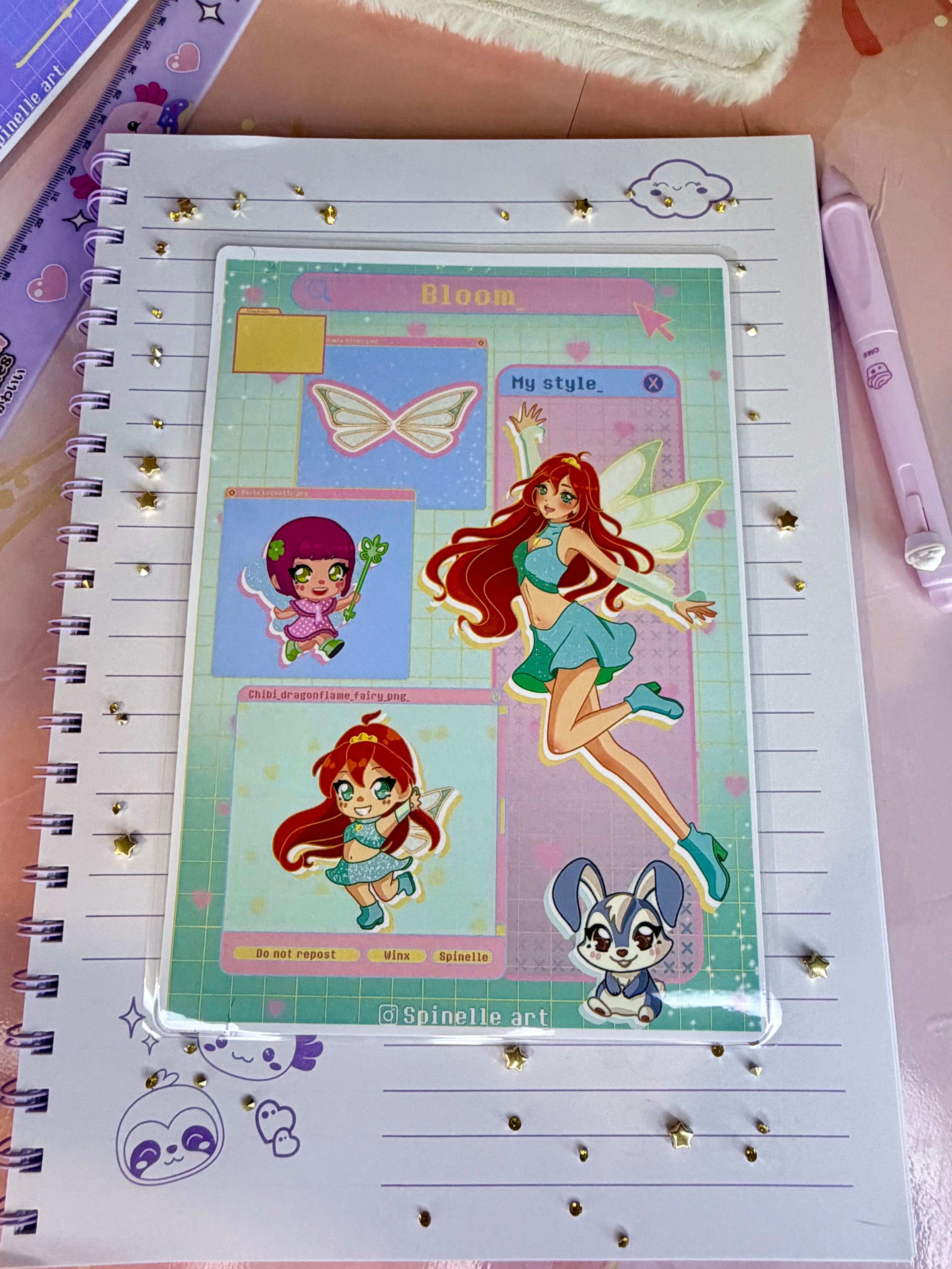 Print Bloom Magic Winx 💫🔥