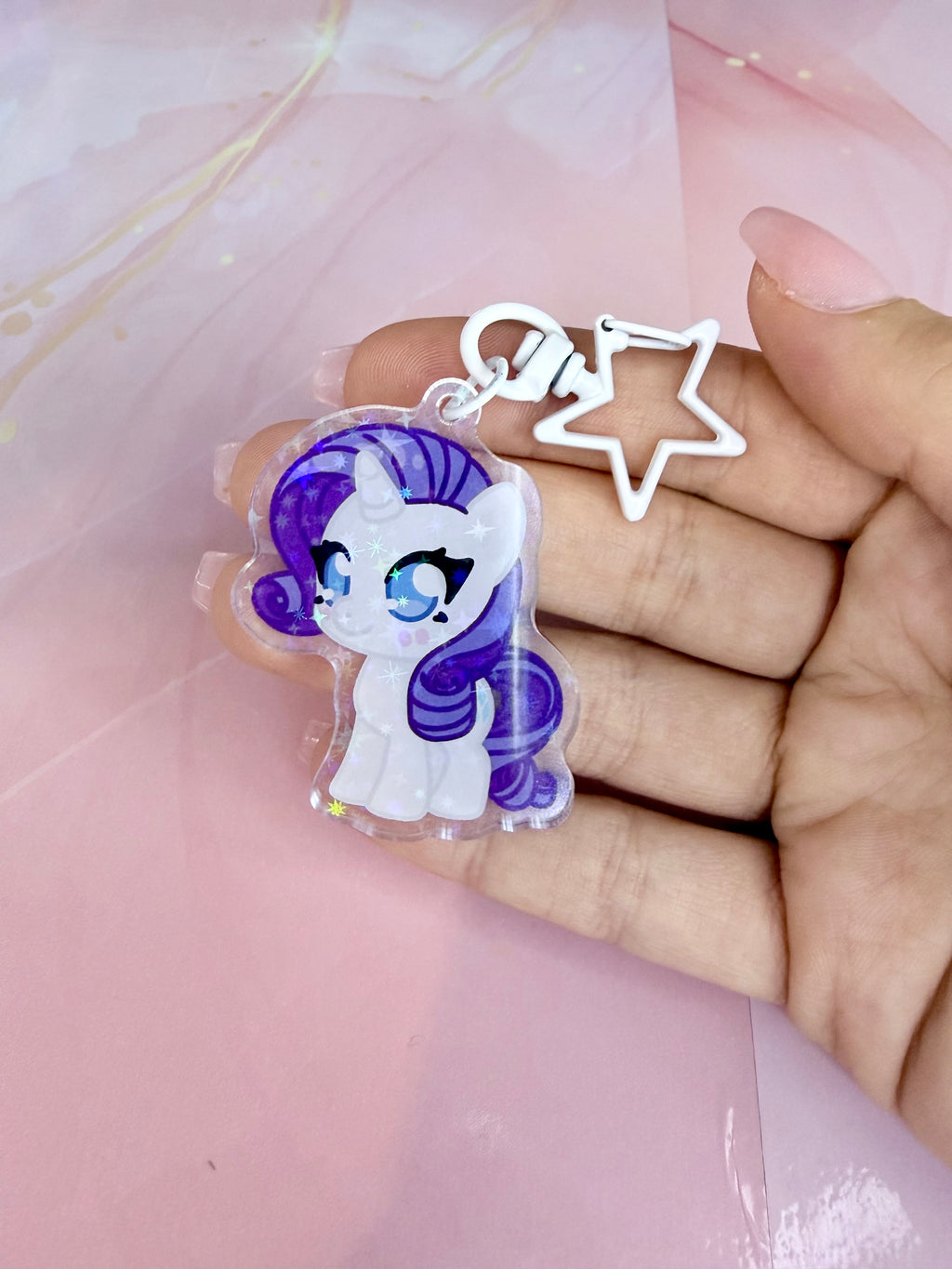 Porte clé Rarity 🤍