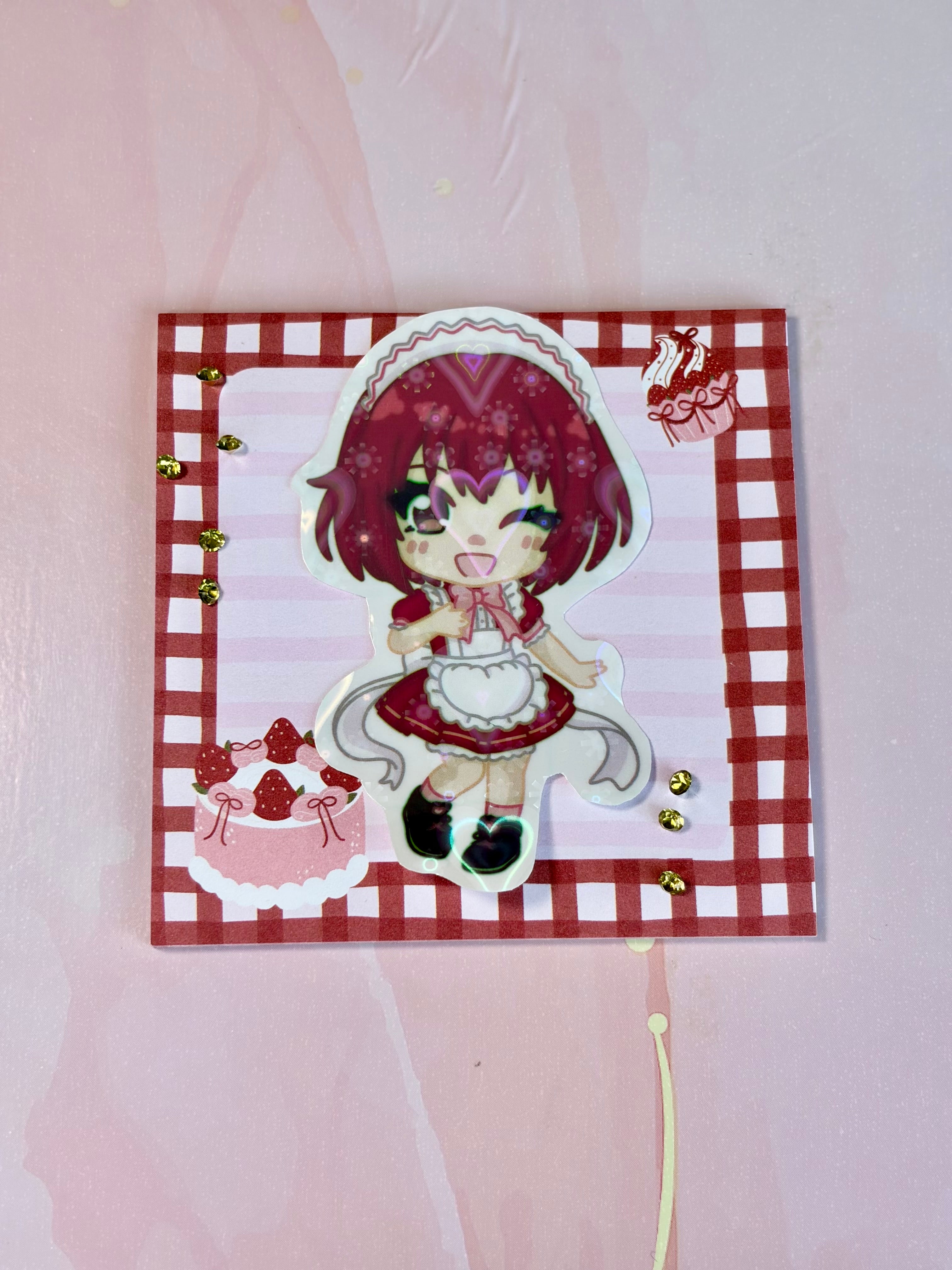 Sticker Ichigo Café Mew Mew 🍰🍓