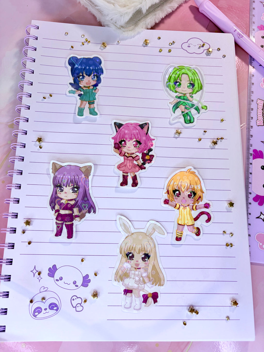 Sticker Retasu Mew Mew Power 🌟🍏