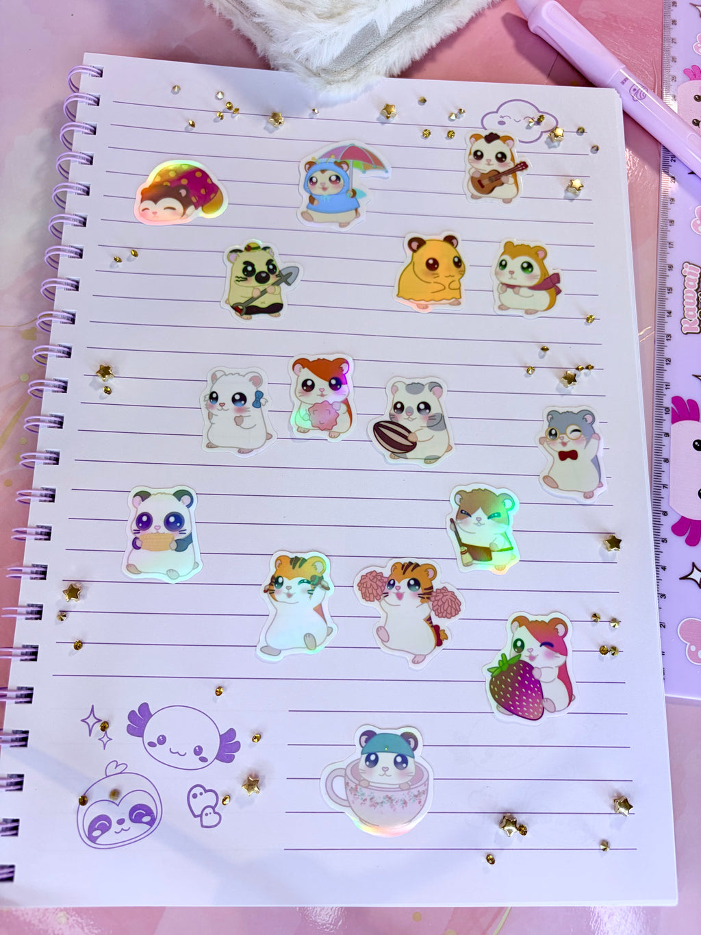 Sticker Collection Hamtaro 🐹