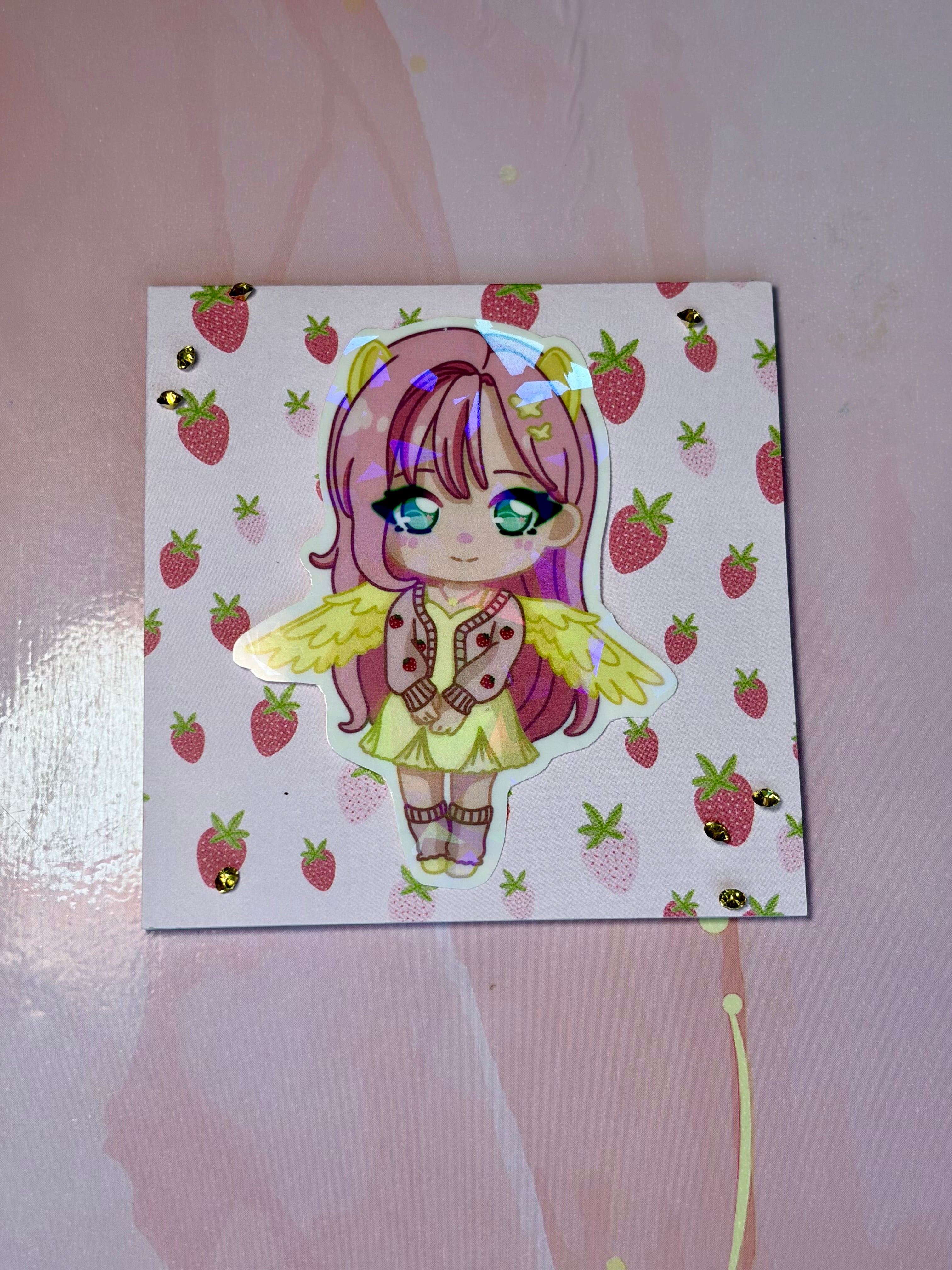 Sticker Flutter Shy Chibi 🦋