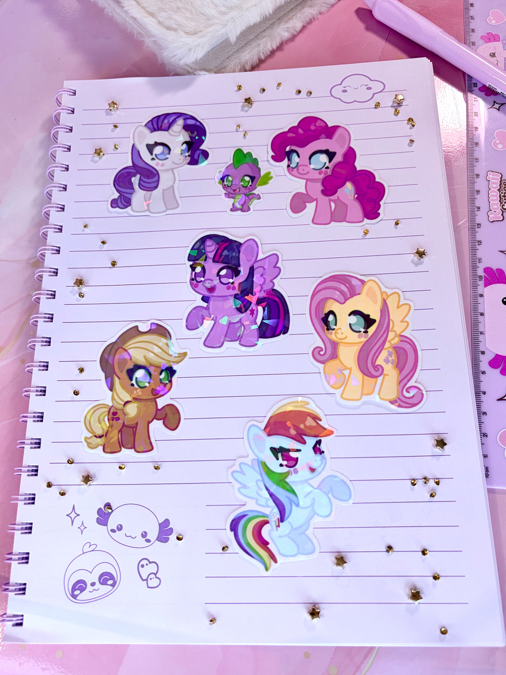 Sticker Flutter Shy Pony 🎠🦋