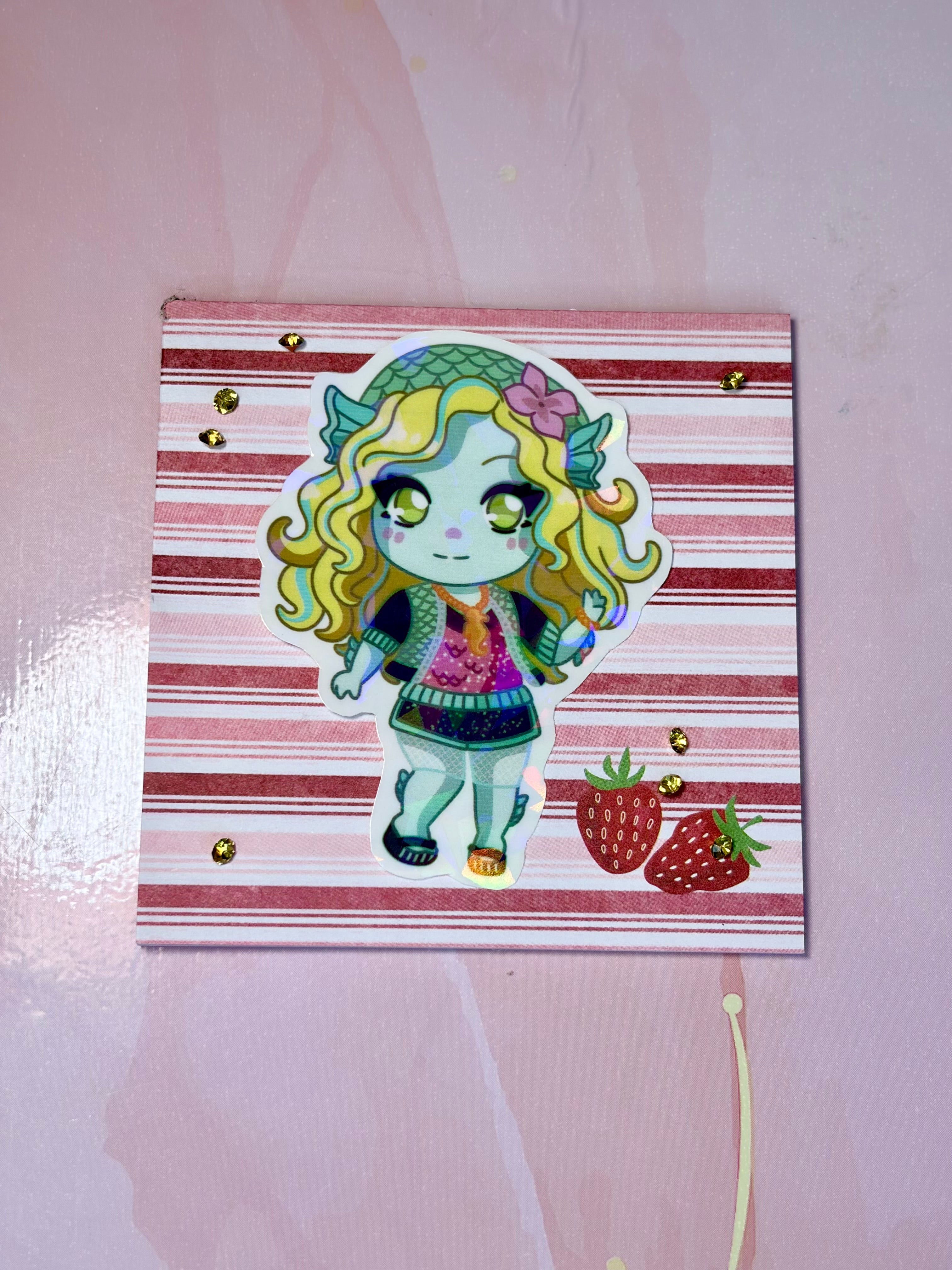 Sticker Lagoona Monster High 💀🎀