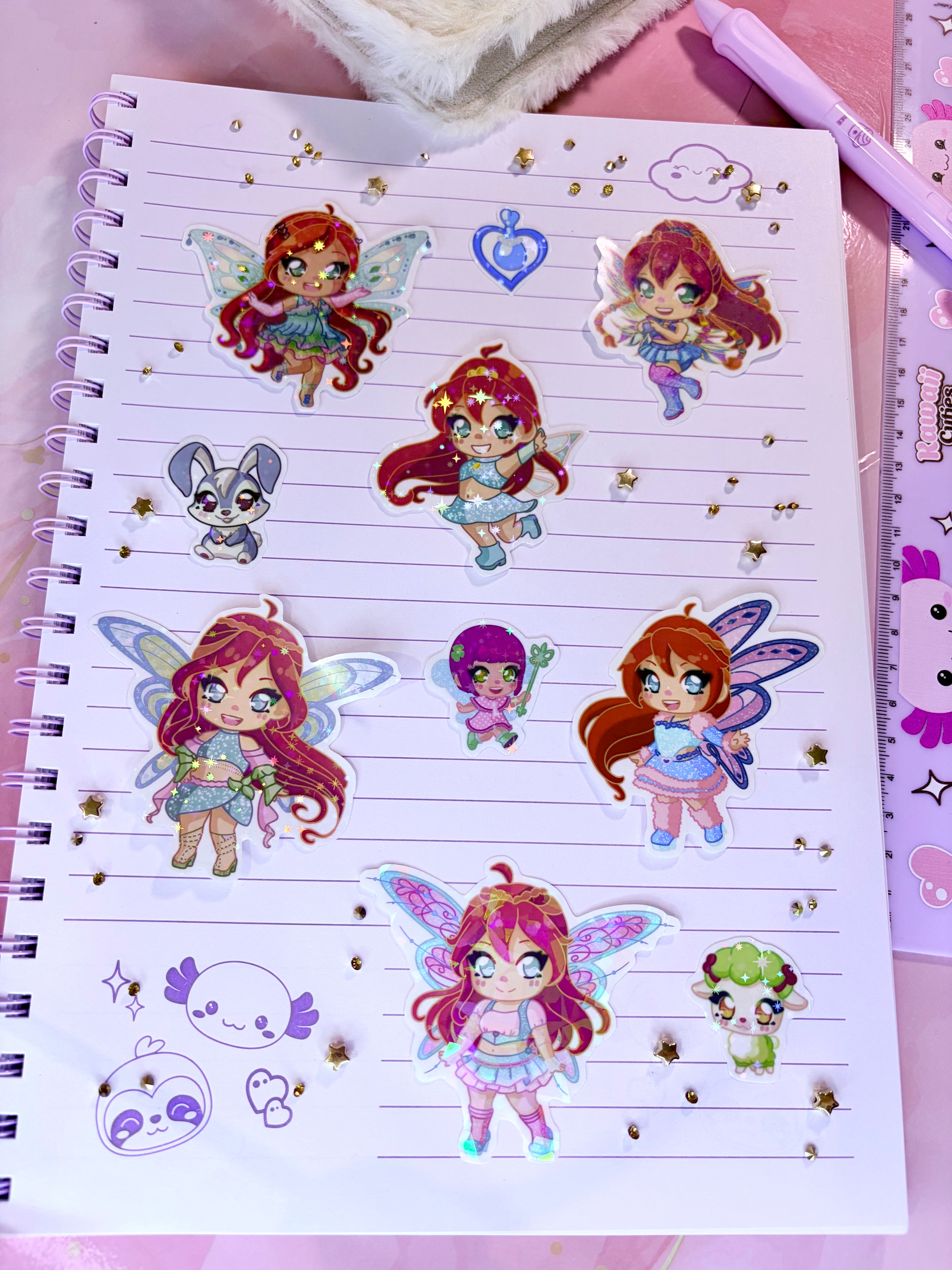 Sticker Bloom Enchantix ✨🔥