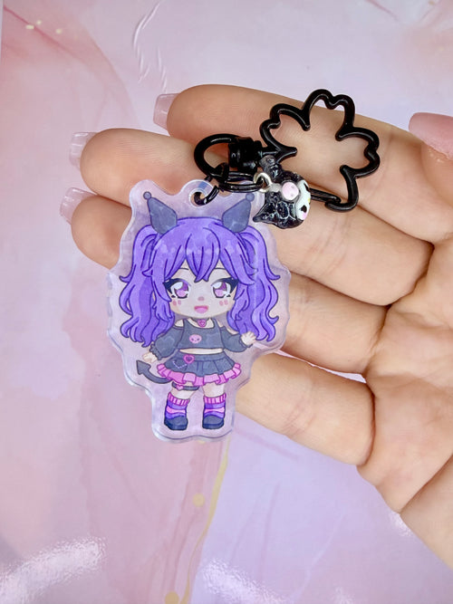 Porte Clé Kuromi Sanrio 🖤💜
