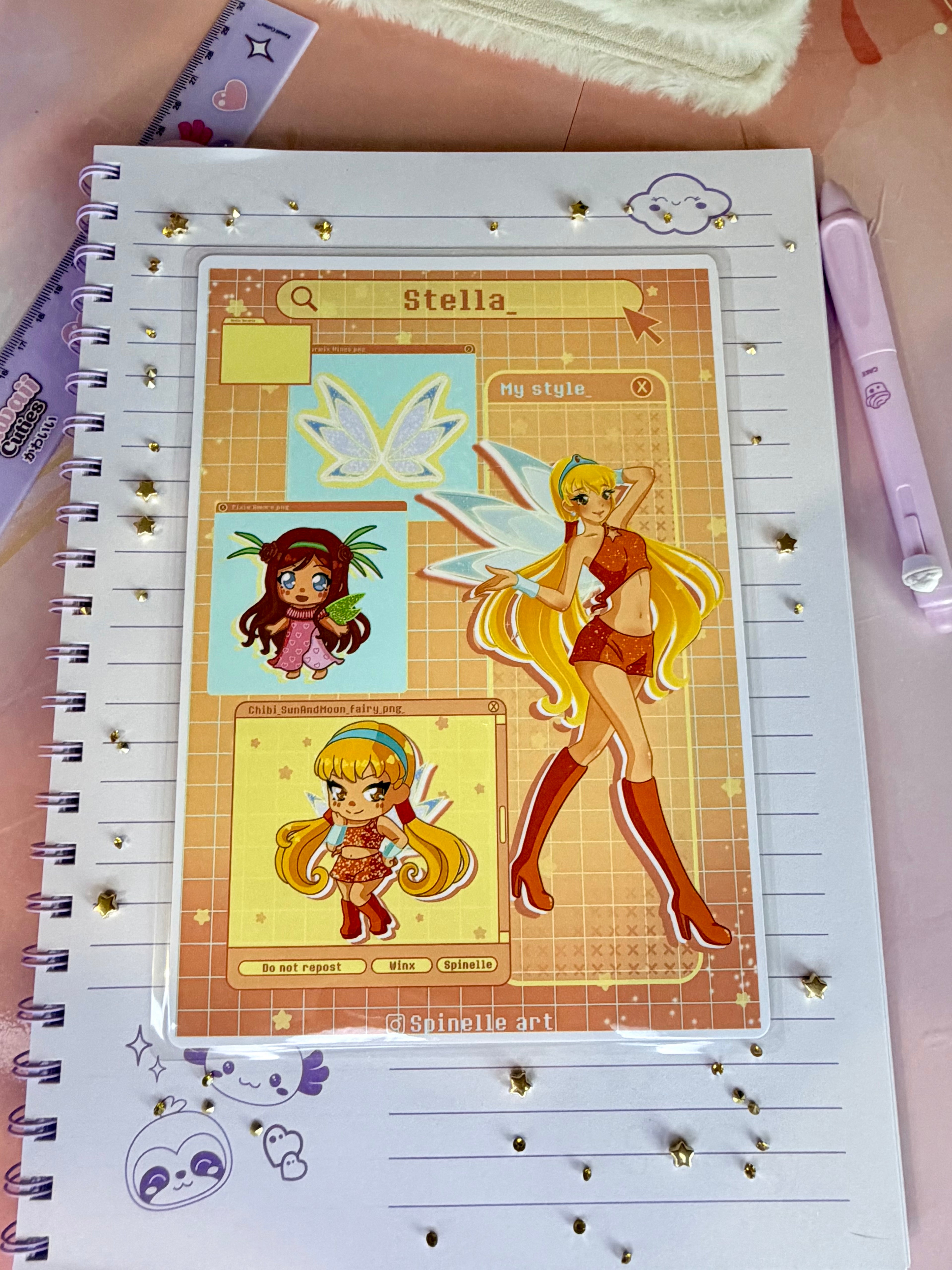 Print Stella Magic Winx 💫☀️🌙