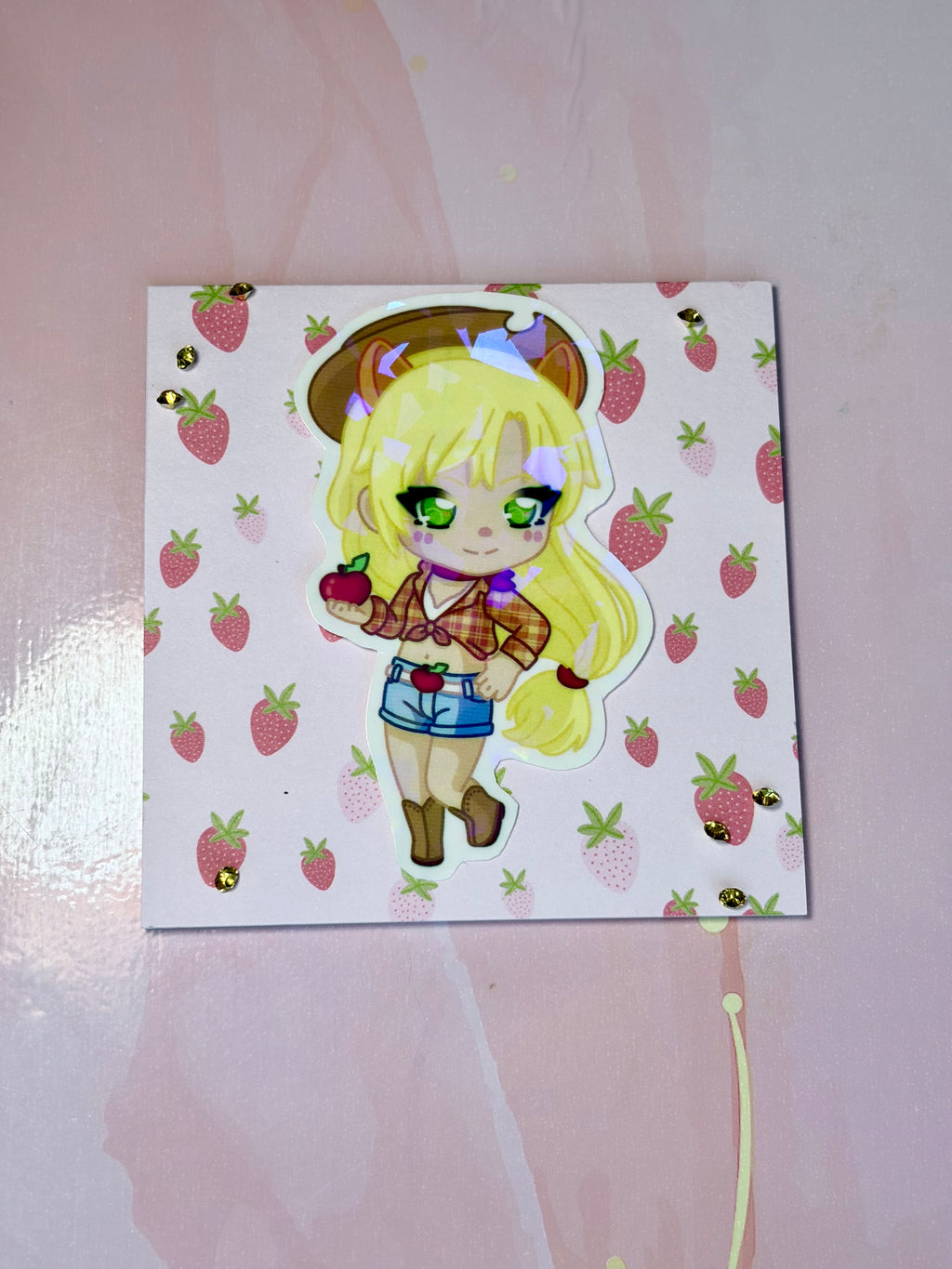 Sticker Apple Jack Chibi 🍎