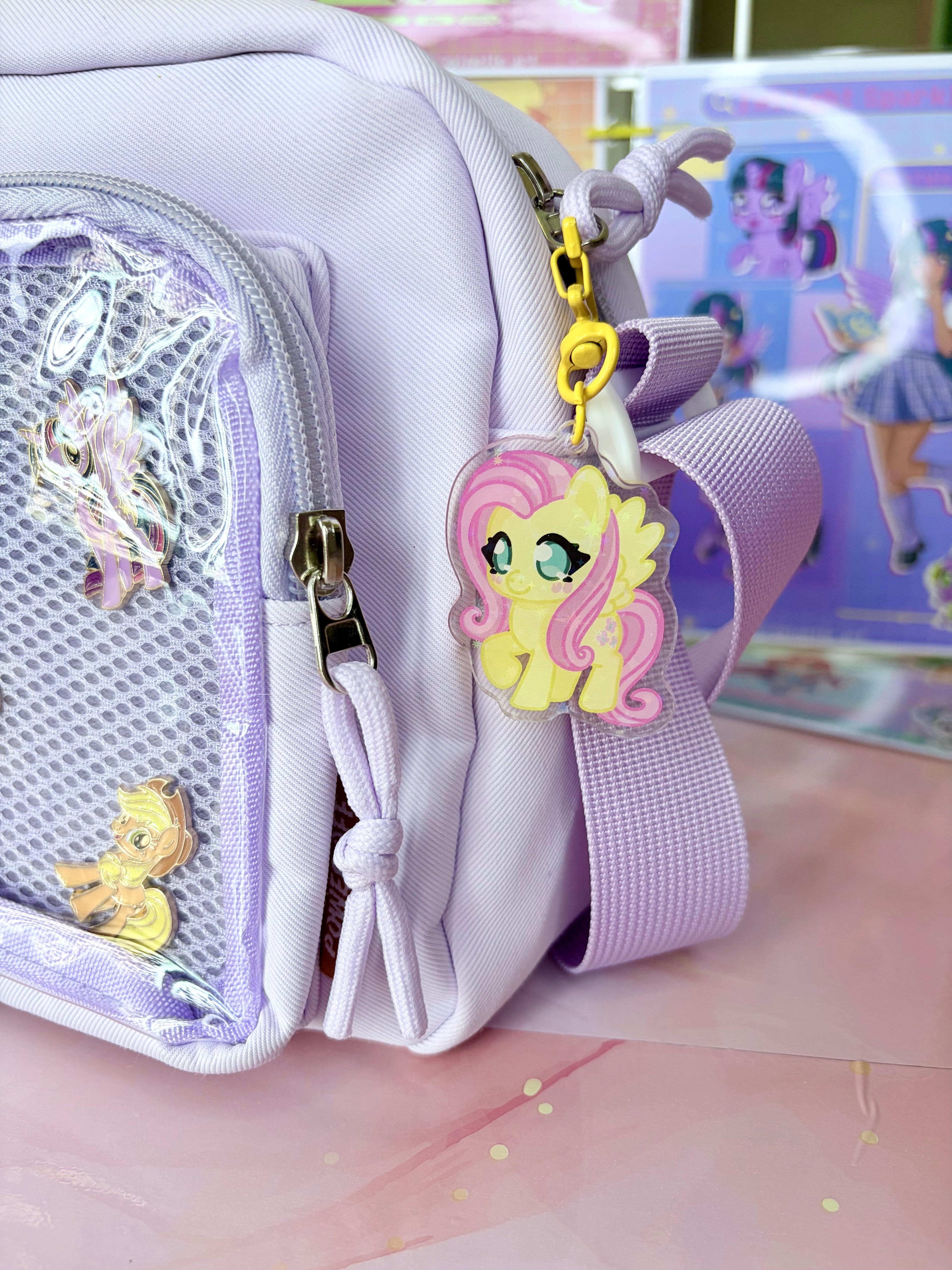 Porte Clé Flutter Shy 💛
