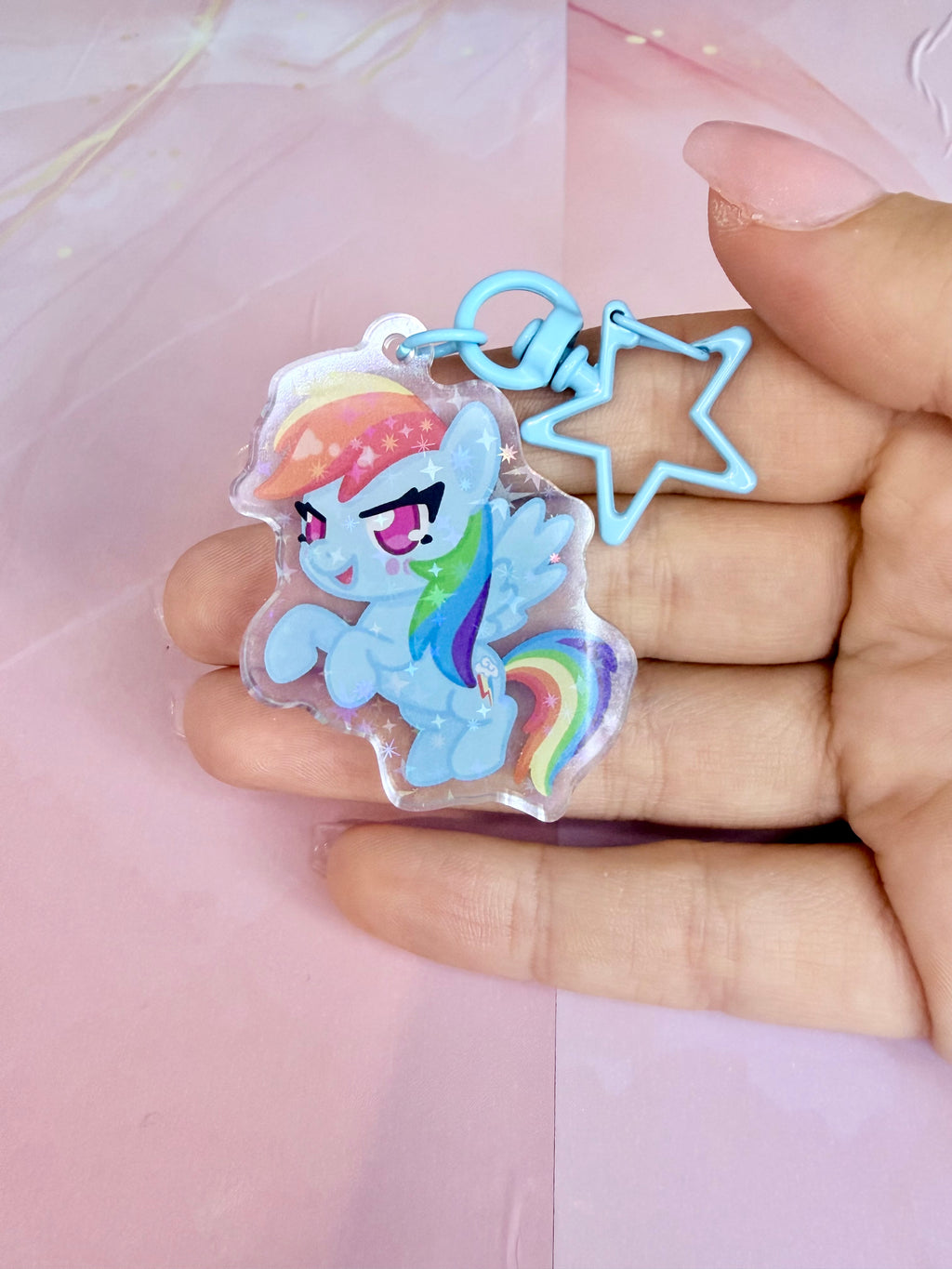 Porte clé Rainbow Dash 🌈