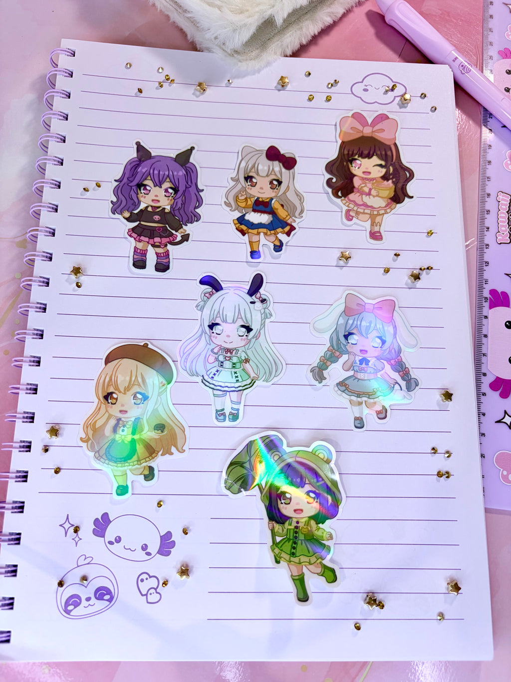 Sticker Cinnamorool Chibi Sanrio 🌈🩵