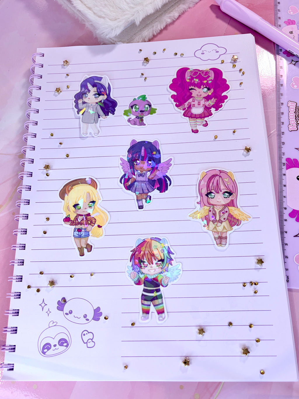 Sticker Flutter Shy Chibi 🦋