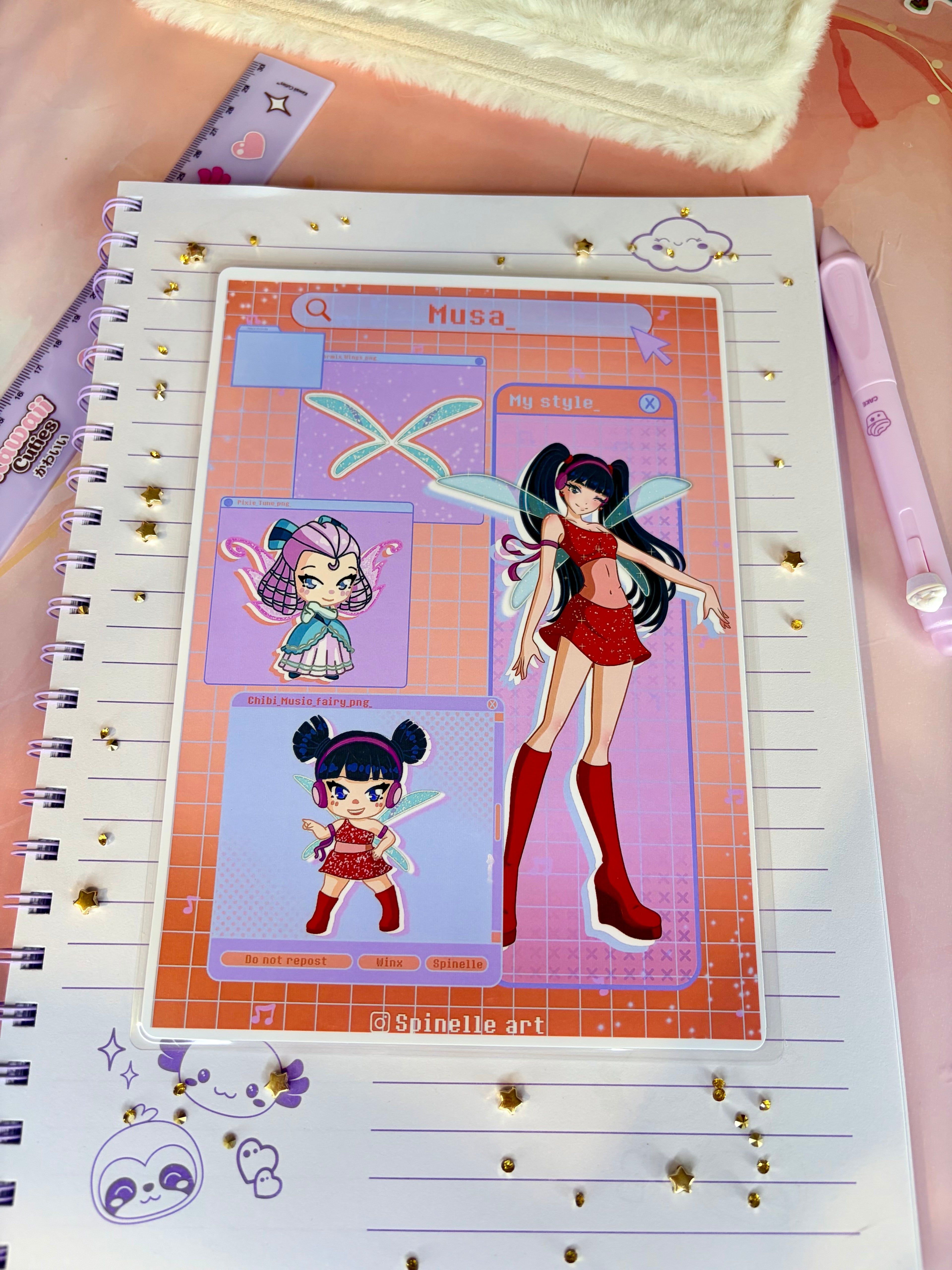 Print Musa Magic Winx 💫🎶